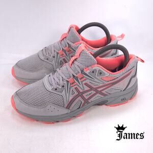 Asics Gel-Venture 8 Athletic Lace Up Shoe Womens Size 7 1012A708 Gray